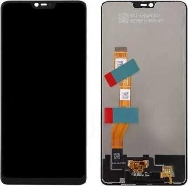 Oppo Uyumlu F7 Lcd Ekran Dokunmatik Siyah Çıtasız - Image 1