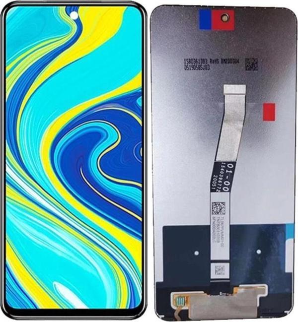 Xiaomi Uyumlu Redmi Note 9S Lcd Ekran Dokunmatik Siyah Çıtasız Servis - Image 1