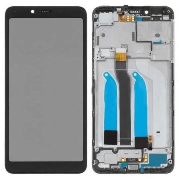 Xiaomi Uyumlu Redmi 6A Lcd Ekran Dokunmatik Siyah Çıtalı - Image 1