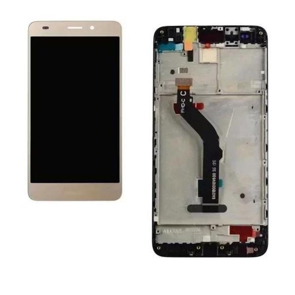 Huawei Uyumlu Gt3 Lcd Ekran Dokunmatik Gold Çıtalı - Image 1