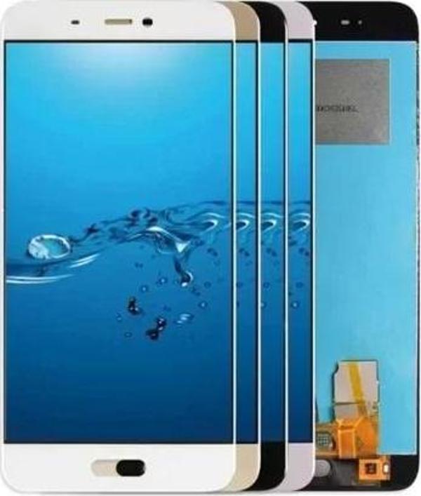 Xiaomi Uyumlu Mi 5 Lcd Ekran Dokunmatik Beyaz Çıtasız - Image 1