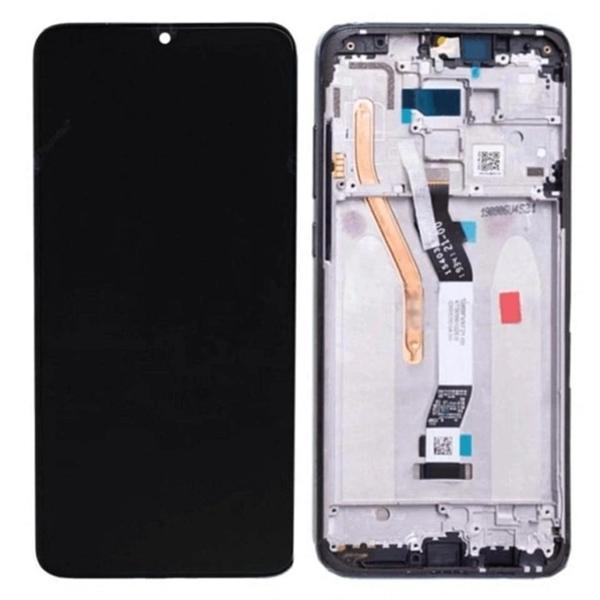 Xiaomi Uyumlu Redmi Note 8 Pro Lcd Ekran Dokunmatik Siyah Çıtalı Çift Hatlı - Image 1
