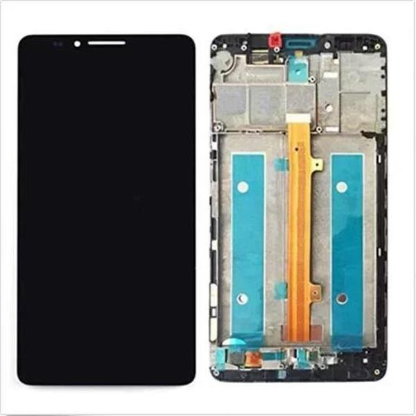 Huawei Uyumlu Mate 7 Lcd Ekran Dokunmatik Siyah Çıtalı - Image 1