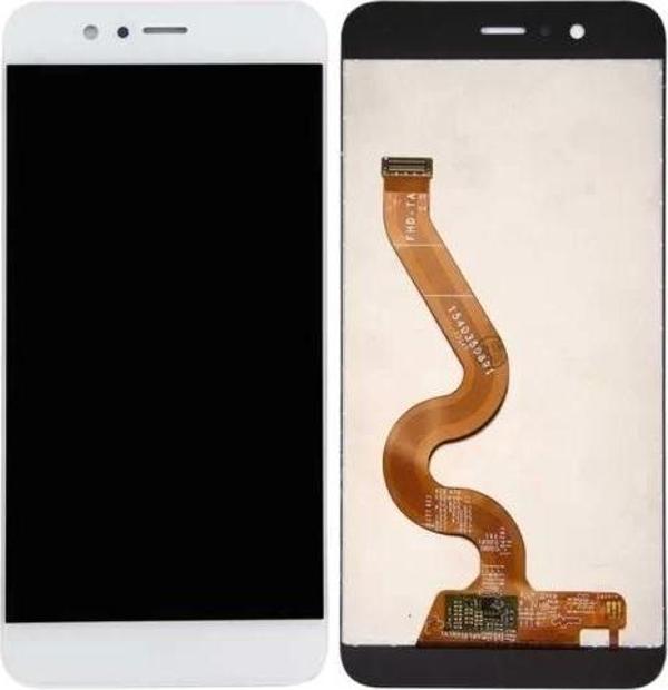 Huawei Uyumlu Nova 2 Plus Lcd Ekran Dokunmatik Beyaz Çıtasız - Image 1