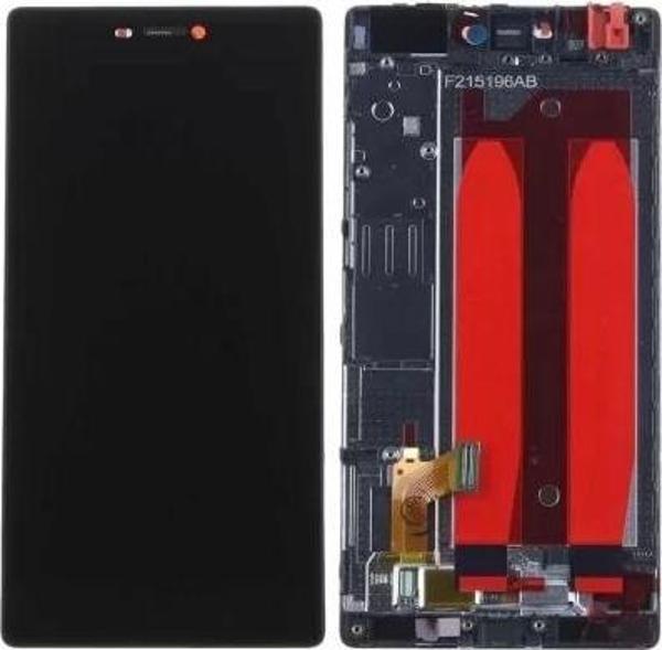 Huawei Uyumlu P8 Lcd Ekran Dokunmatik Siyah Çıtalı - Image 1