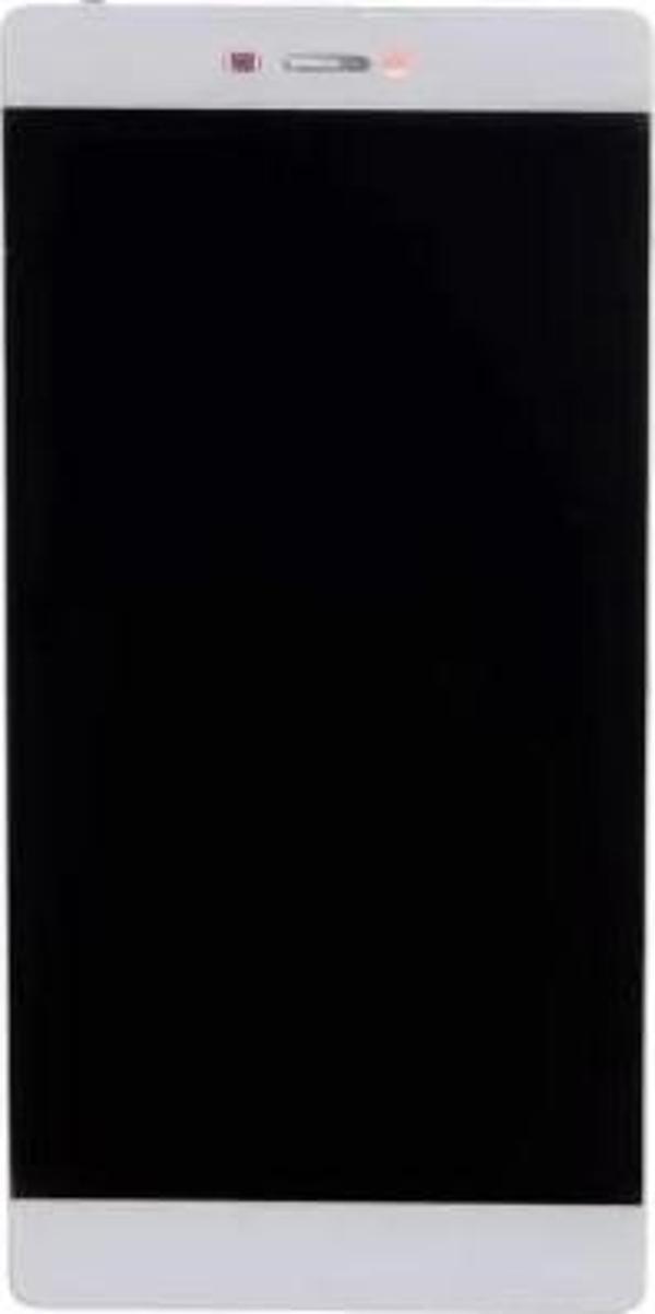 Huawei Uyumlu P8 Lite Lcd Ekran Dokunmatik Beyaz Çıtalı - Image 1