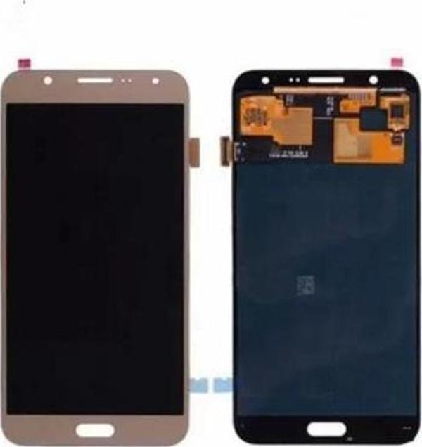 Samsung Uyumlu Galaxy J7 J700 Lcd Ekran Dokunmatik Gold OLED - Image 1