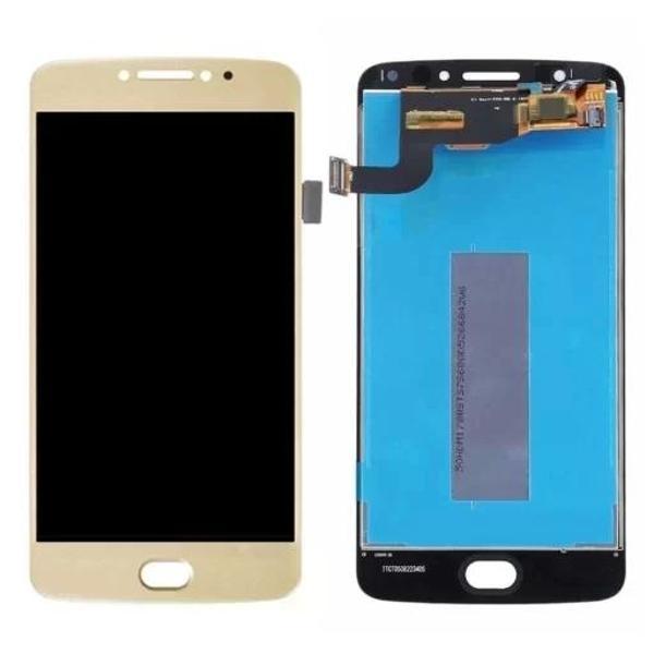 Motorola Uyumlu Moto E4 Lcd Ekran Dokunmatik Gold Çıtasız - Image 1