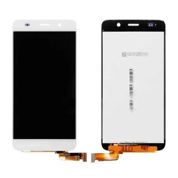 Huawei Uyumlu Y6 Lcd Ekran Dokunmatik Beyaz Çıtasız - Image 1