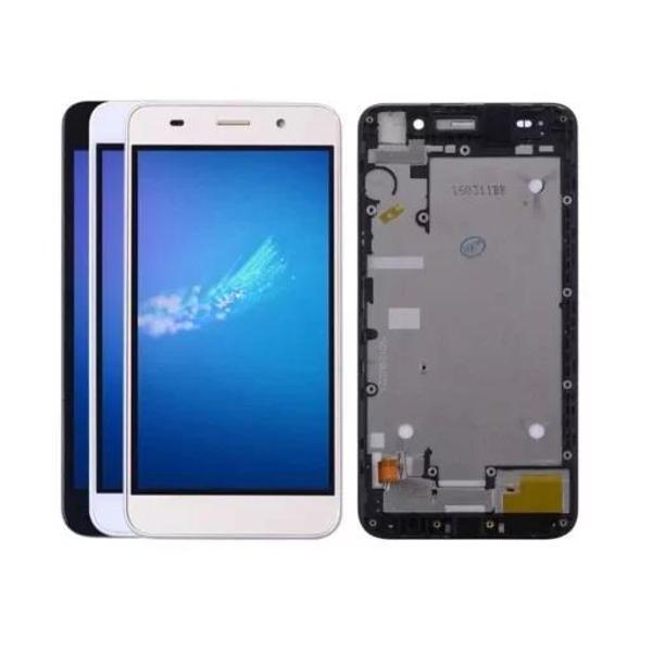 Huawei Uyumlu Y6 Lcd Ekran Dokunmatik Gold Çıtalı - Image 1