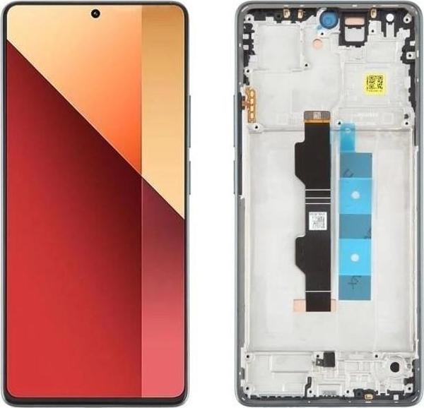 Xiaomi Uyumlu Redmi Note 13 Pro 4G Lcd Ekran Dokunmatik Siyah Çıtalı OLED - Image 1