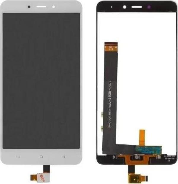 Xiaomi Uyumlu Redmi Note 4 Lcd Ekran Dokunmatik Beyaz Çıtasız - Image 1