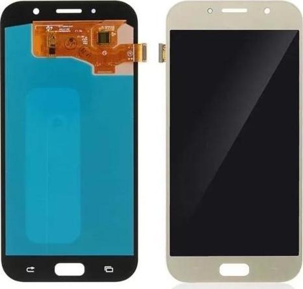 Samsung Uyumlu Galaxy A720 Lcd Ekran Dokunmatik Gold OLED - Image 1