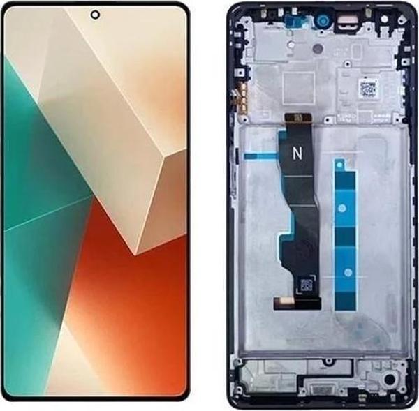 Xiaomi Uyumlu Redmi Note 13 5G Lcd Ekran Dokunmatik Siyah Çıtalı Servis - Image 1