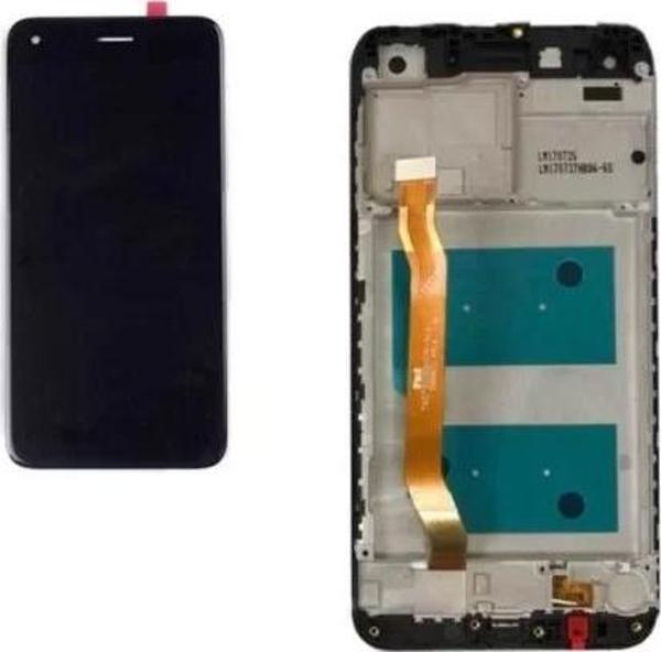 Huawei Uyumlu P9 Lite Mini Lcd Ekran Dokunmatik Siyah Çıtalı - Image 1