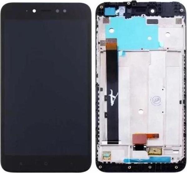 Xiaomi Uyumlu Redmi Note 5A Lcd Ekran Dokunmatik Siyah Çıtalı Servis - Image 1