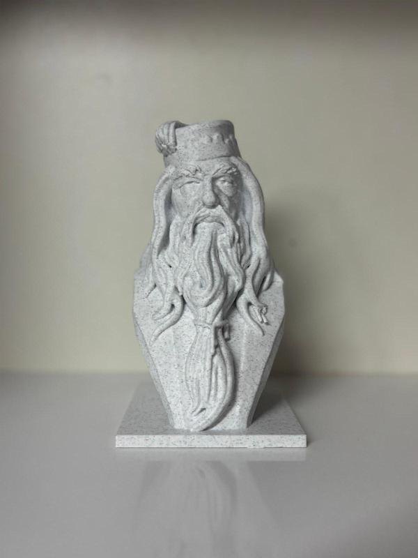 Ems Dumbledore Büstü – 3D Baskı Dekoratif Figür - Image 1