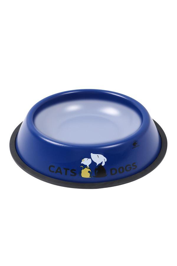 RENKli Metal Mama Kabı, Kedi Köpek Mama Su Kabı 16 cm - Image 1