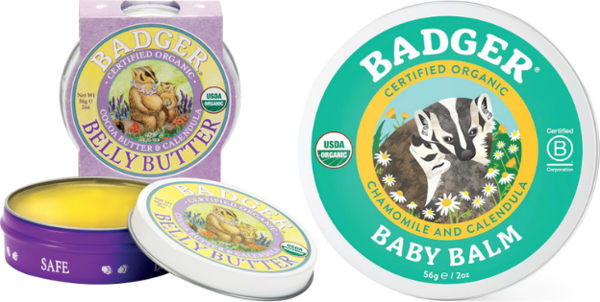 Badger Karın Bölgesi Nemlendirici Krem ve Bebek Kremi Set - Image 1