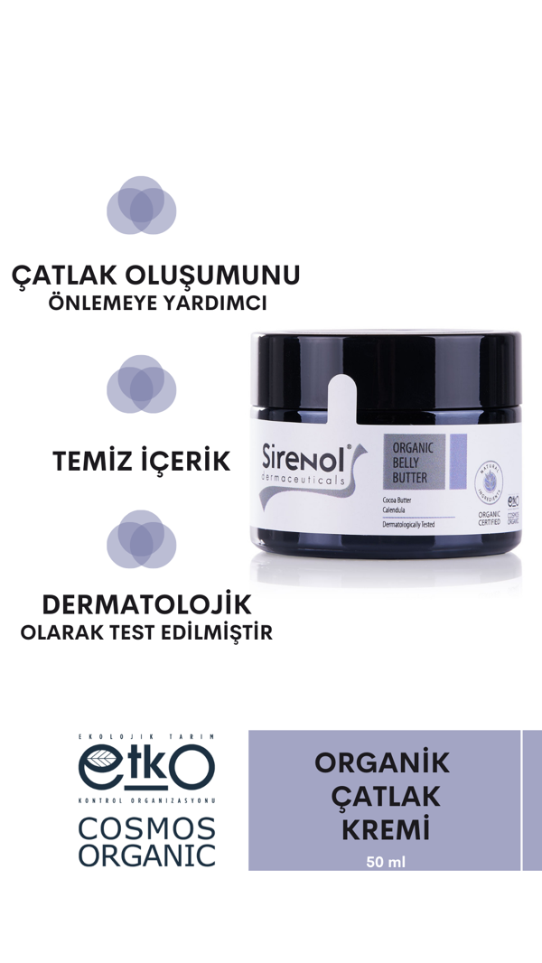 Sirenol Organik Çatlak Karşıtı Krem 50 mL - Image 1