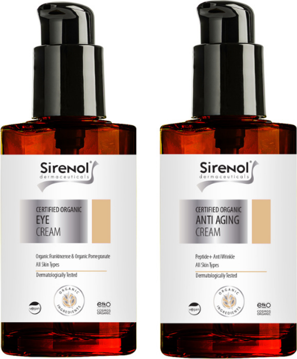 Sirenol Organik Göz Kremi ve Anti Aging Set 15 mL / 50 mL - Image 1