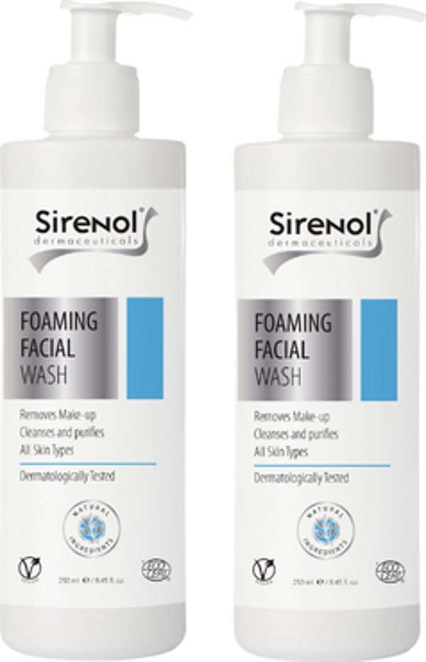 Sirenol %100 Doğal 2'li Yüz Temizleme Köpüğü Set 2x250 mL - Image 1