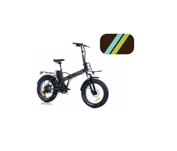 CORELLİ BROSTER MOONER FAT BIKE ELEKTRİKLİ KATLANIR BİSİKLET 42CM HD 20 JANT 7 VİTES METALİK KAHVERE - Image 1