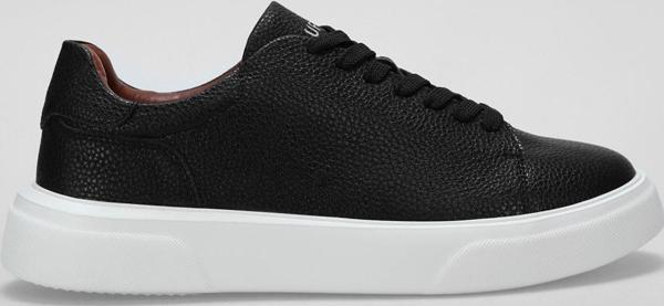 Lufian Erkek Tommy Deri Sneaker Ayakkabı 112230222 Siyah - Image 1