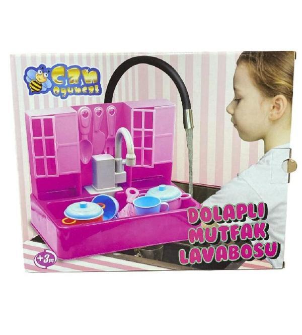 Dolaplı Pilli Su Akıtan Mutfak Lavabosu 0218 - Image 1