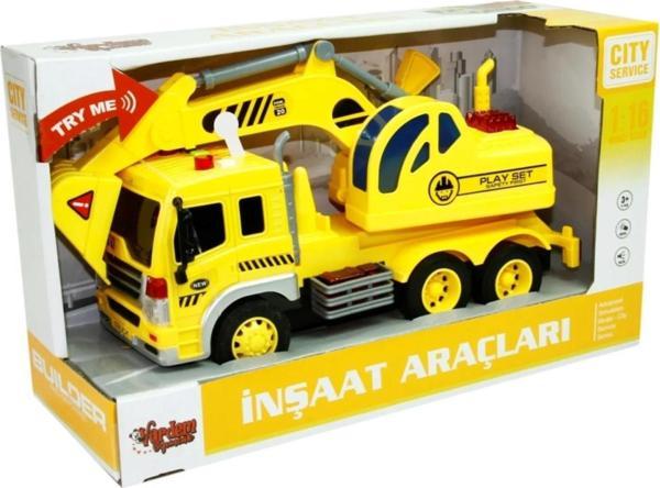 25 cm Sesli Işıklı Vinç Kamyon 2569 - Image 1
