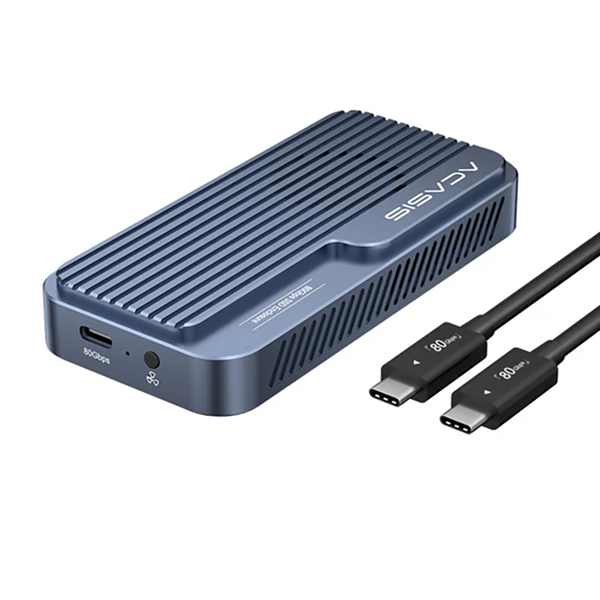 Techstorm Acasis 80GBPS M.2 Nvme Thunderbolt 5 ile Uyumlu SSD Kutusu (TB501PRO) - Image 1
