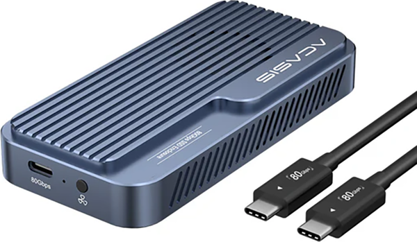 Techstorm Acasis 80GBPS M.2 Nvme Thunderbolt 5 ile Uyumlu SSD Kutusu (TB501PRO) - Image 1