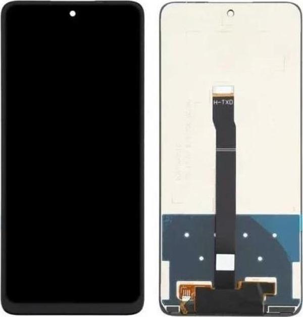 Huawei Uyumlu P Smart 2021 Lcd Ekran Dokunmatik Siyah Çıtasız - Image 1