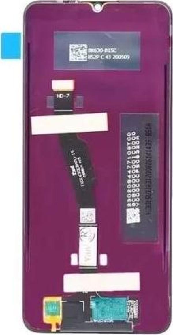 Huawei Uyumlu Y6P Lcd Ekran Dokunmatik Siyah Çıtasız Servis - Image 1