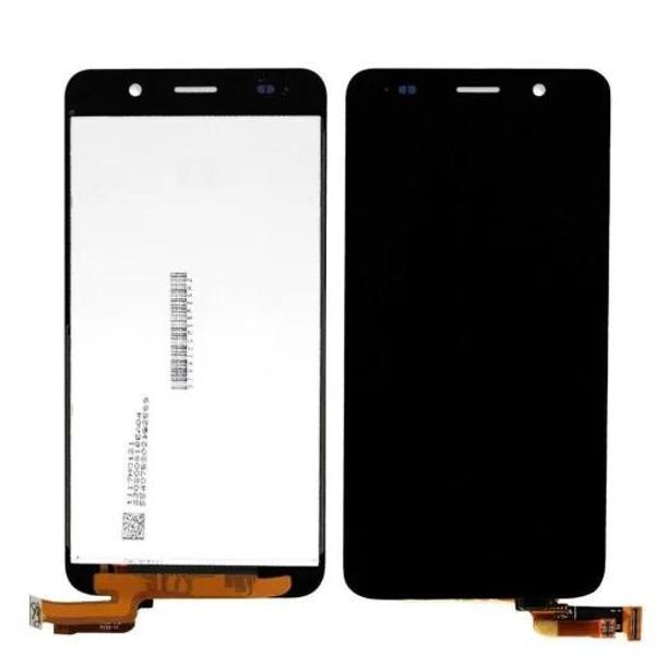 Huawei Uyumlu Y6 Lcd Ekran Dokunmatik Siyah Çıtasız - Image 1