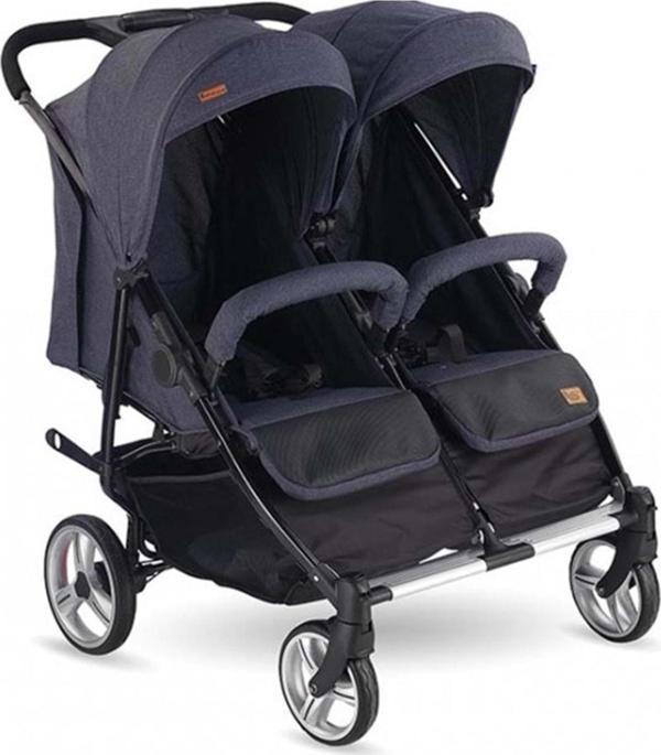 Babyhope BH-3077 City Twin İkiz Bebek Arabası - Image 1