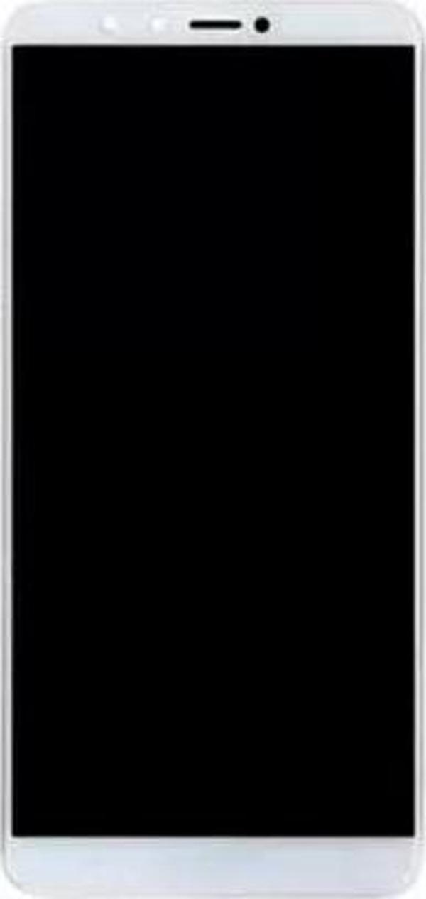 Huawei Uyumlu Y9 2018 Lcd Ekran Dokunmatik Beyaz Çıtalı - Image 1