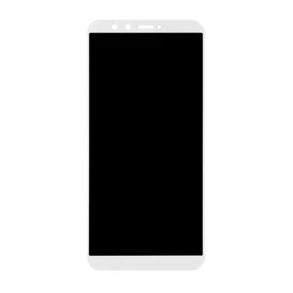 Huawei Uyumlu Y9 2018 Lcd Ekran Dokunmatik Beyaz Çıtasız - Image 1