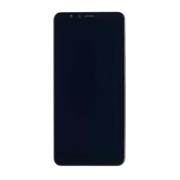 Huawei Uyumlu Y9 2018 Lcd Ekran Dokunmatik Siyah Çıtalı - Image 1