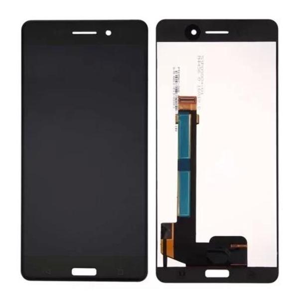 Nokia Uyumlu 6 Lcd Ekran Dokunmatik Siyah Çıtasız - Image 1