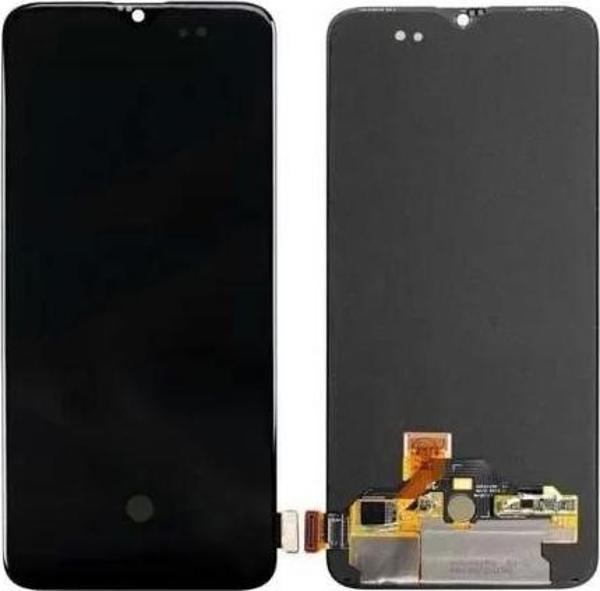 OnePlus Uyumlu 6T Lcd Ekran Dokunmatik Siyah Çıtasız - Image 1