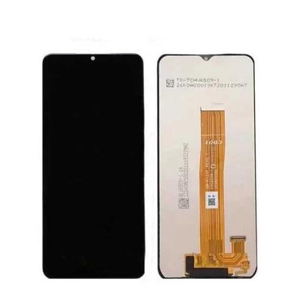 Samsung Uyumlu Galaxy A12 A125 Lcd Ekran Dokunmatik Siyah Hk Servis Çıtasız - Image 1