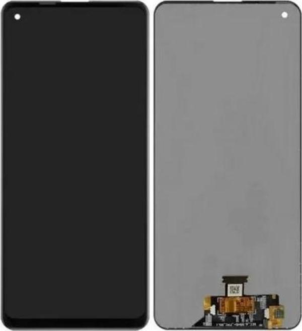 Samsung Uyumlu Galaxy A21S A217 Lcd Ekran Dokunmatik Siyah Hk Servis Çıtasız - Image 1