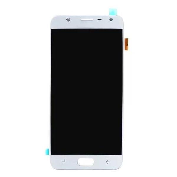 Samsung Uyumlu Galaxy J7 Duo J720 Lcd Ekran Dokunmatik Gümüş OLED - Image 1
