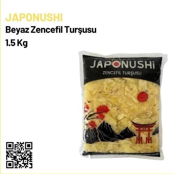 Japonushi Beyaz Zencefil Turşusu 1.5 Kg - Image 1