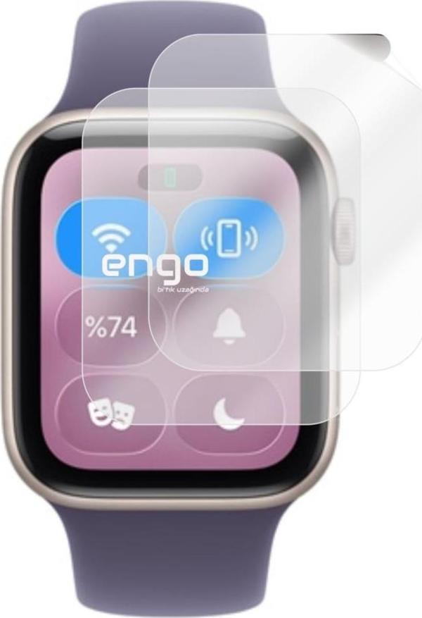 Apple Watch SE 3 44mm TPU Ekran Koruyucu 2’li Şeffaf Film - Image 1