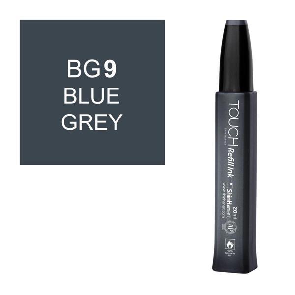Touch Twin Marker Refill Alcohol Ink Alkol Bazlı Mürekkep 20 ml. BG9 BLUE GREY 9 - Image 1