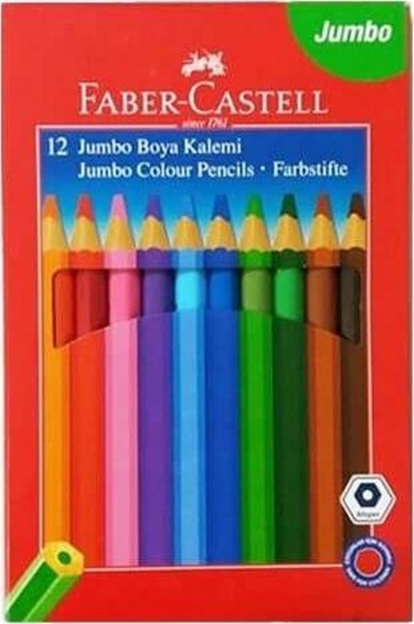 FC Jumbo Kuru Boya 12 Renk Karton Kutu (5171951000) - Image 1