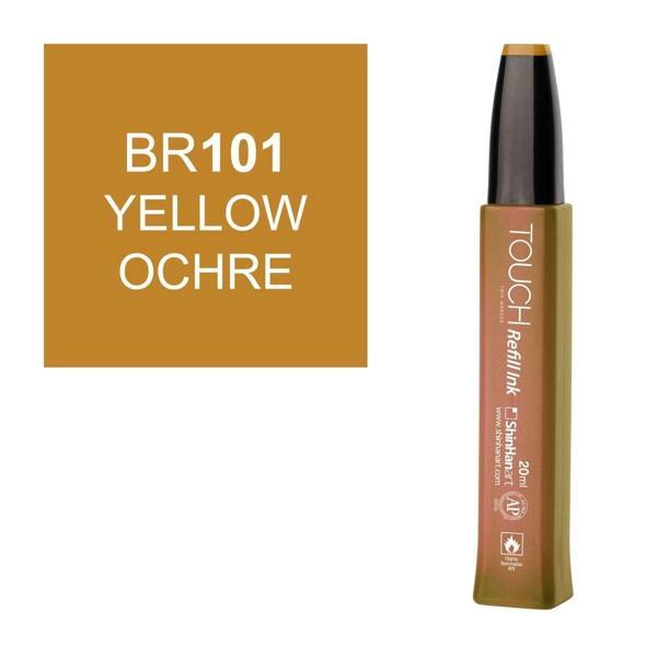 Touch Twin Marker Refill Alcohol Ink Alkol Bazlı Mürekkep 20 ml. BR101 YELLOW OCHRE - Image 1