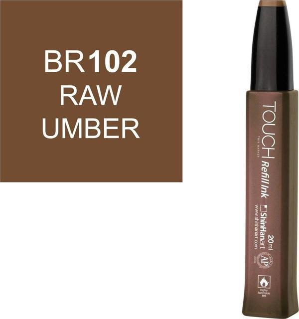 Touch Twin Marker Refill Alcohol Ink Alkol Bazlı Mürekkep 20 ml. BR102 RAW UMBER - Image 1